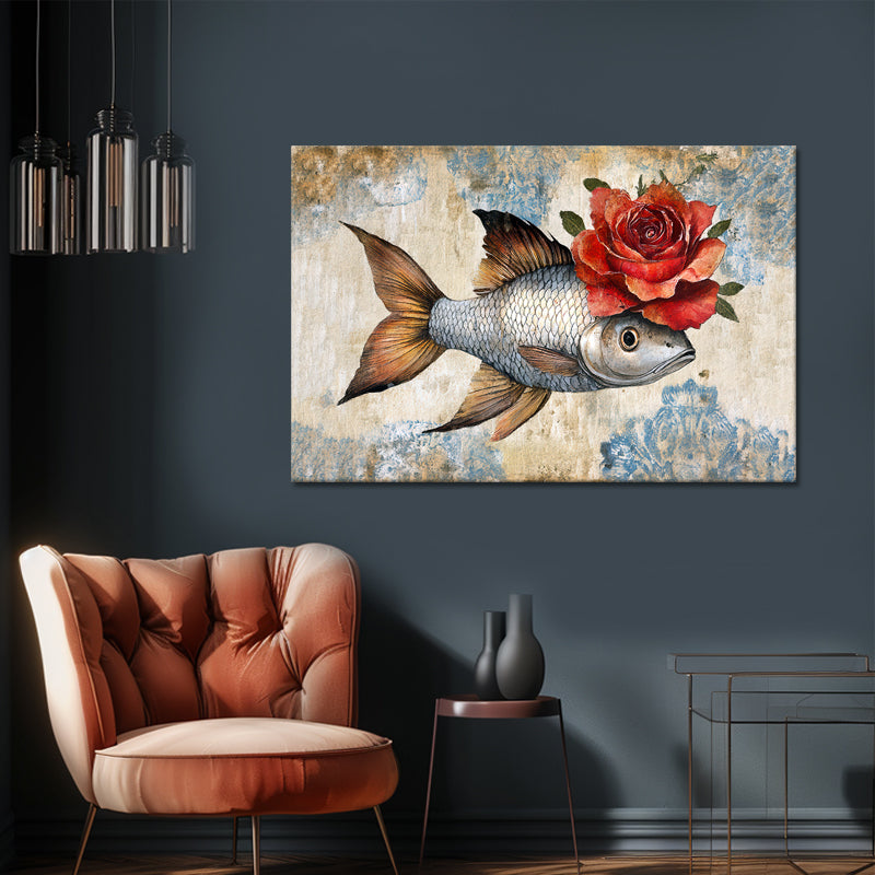 Fisch mit Rose III