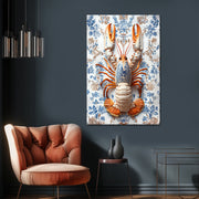 Lobster in Delfts blauw stijl II