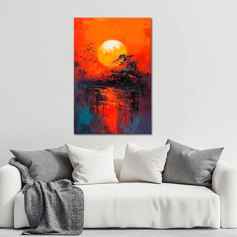 Sonnenuntergang in der Natur I