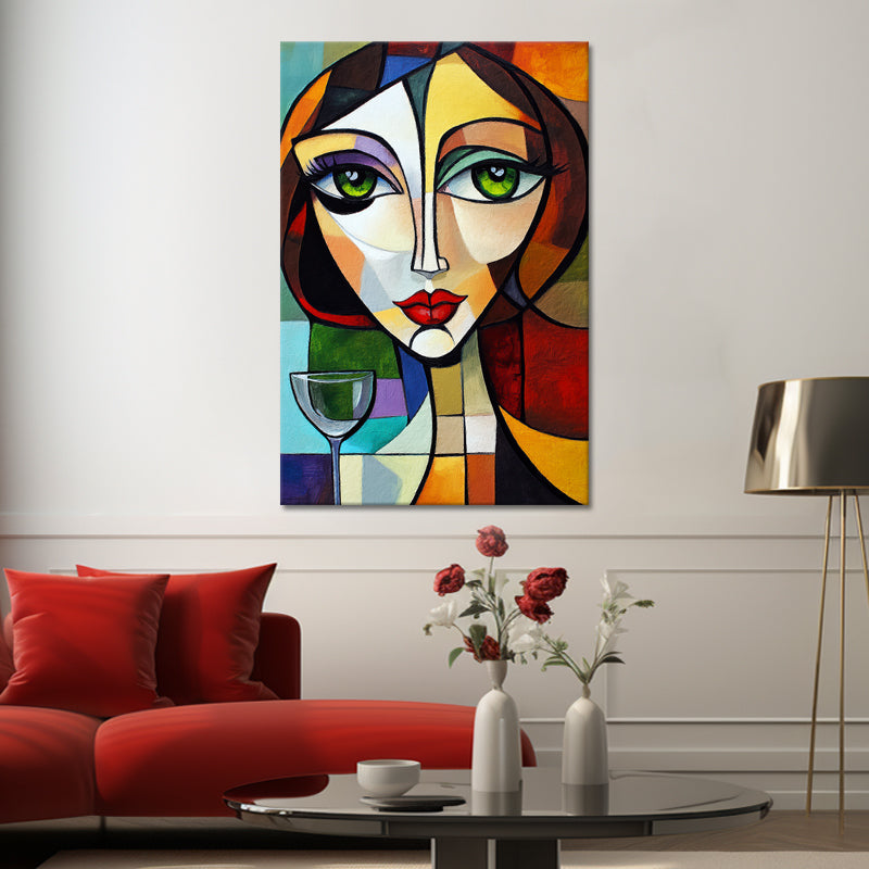 Frau Kubismus Kunst