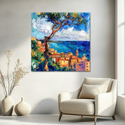 Landschap Art schilderij