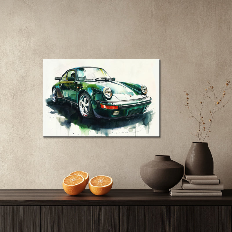 Porsche-Grün-Kunst