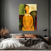 Young vrouw portret - Amedeo Modigliani