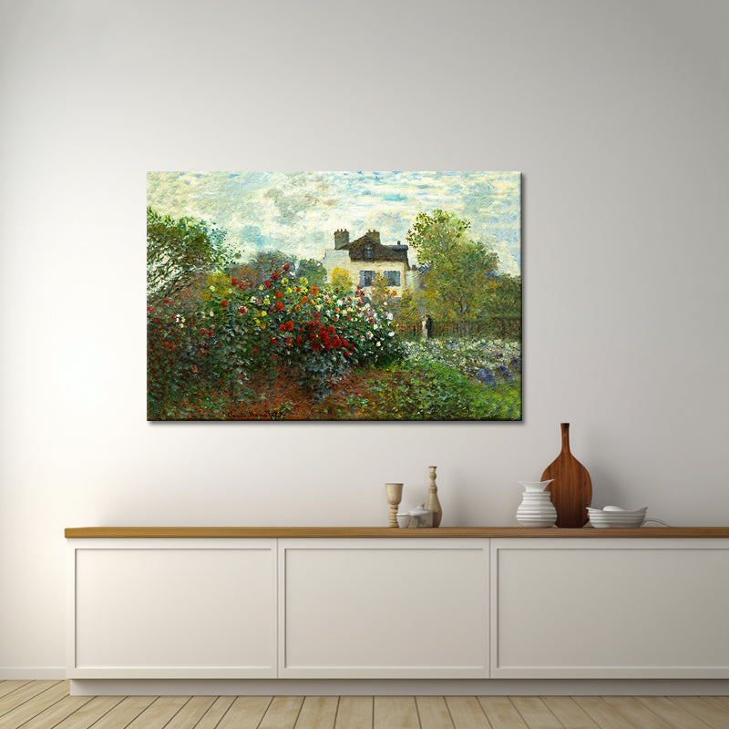 De tuin van Monet in Argenteuil - Monet