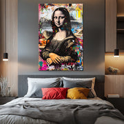Mona Lisa schilderij mixed