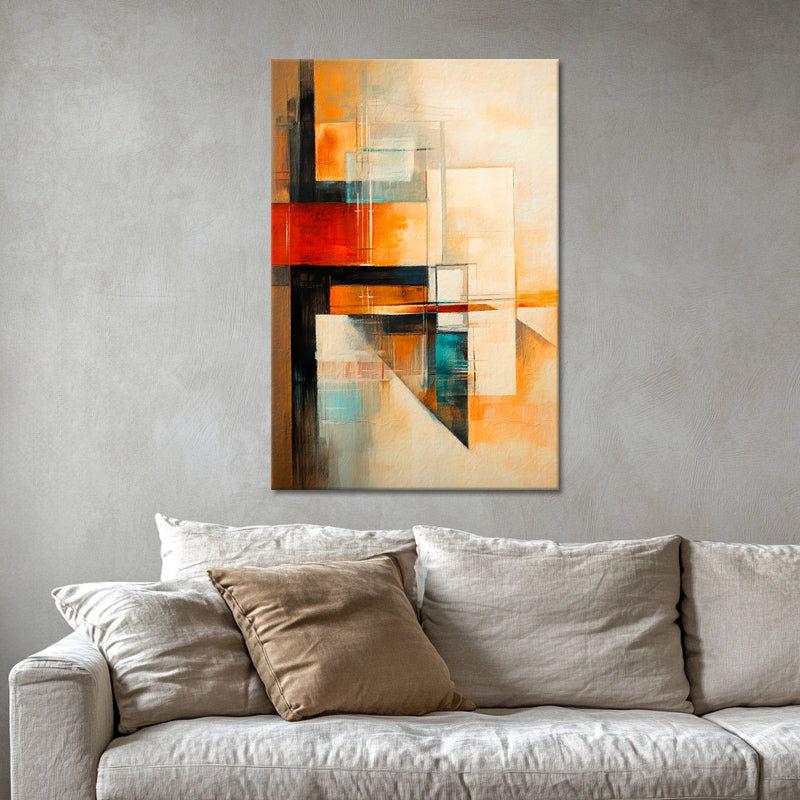 Abstracte schilderij kunst