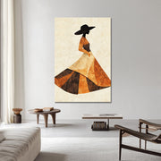 Vrouw met zwarte hoed