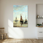 Avondstond op zee - Hendrik Willem Mesdag