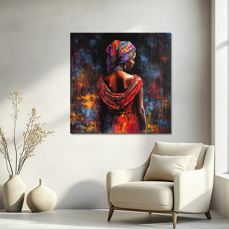 Afrikanische Frau mit Turban II