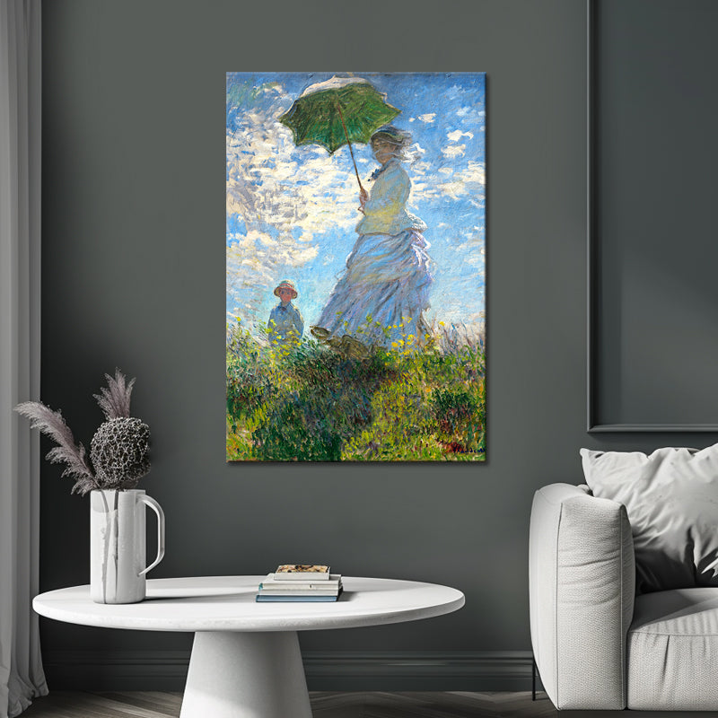 Frau mit Sonnenschirm - Monet