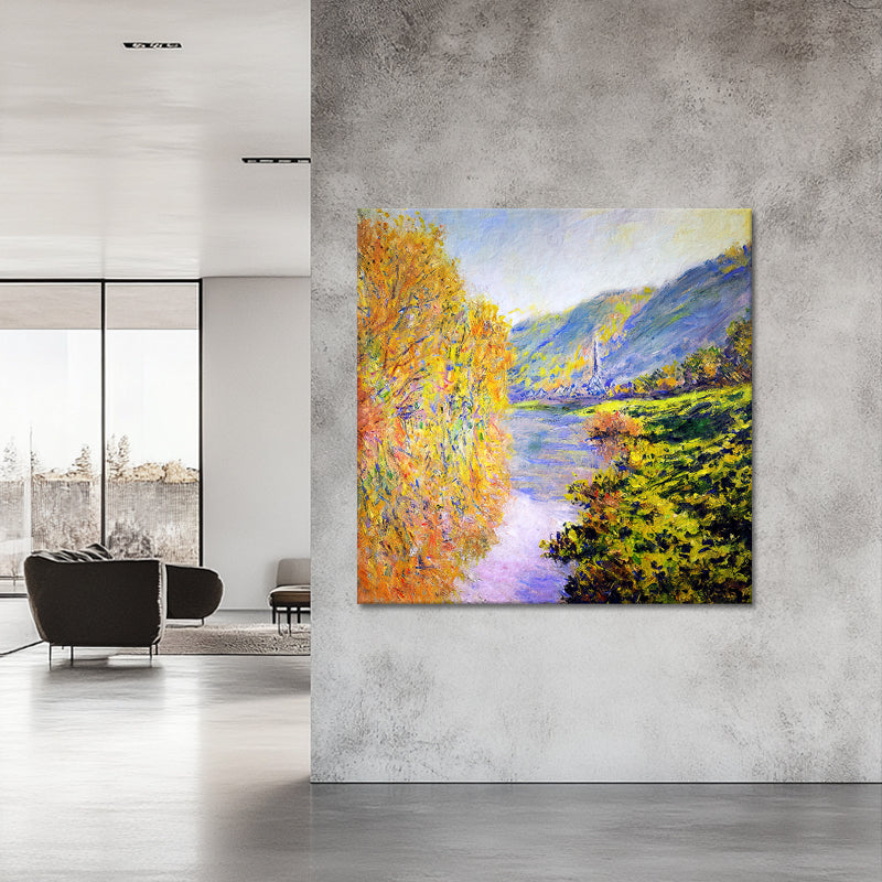 Seine-Ufer bei Jeufosse – Monet