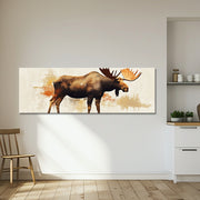 Panorama schilderij van een Eland
