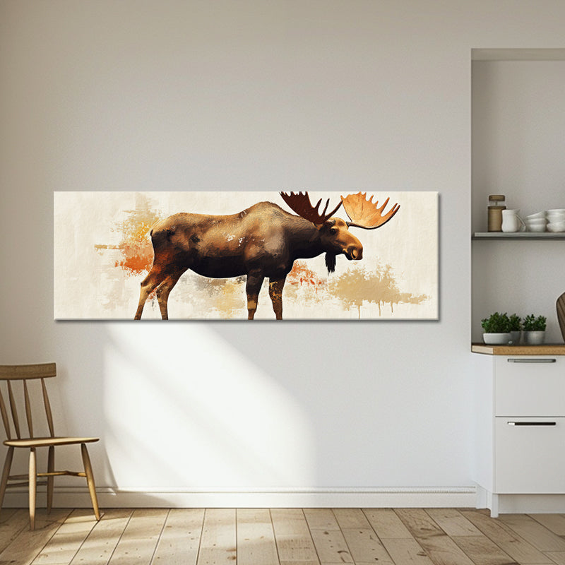 Panorama schilderij van een Eland