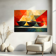 Drie decoratieve potten II
