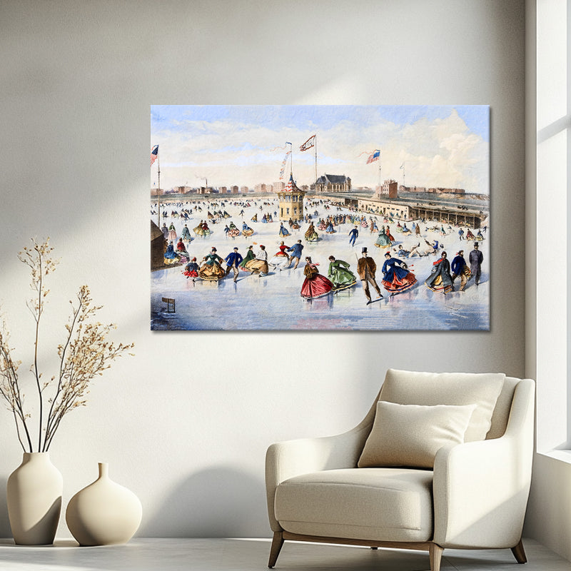 Ice Skating in New York Has Always Been Magical - Winslow Homery