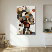 Frau figurativ abstrakt