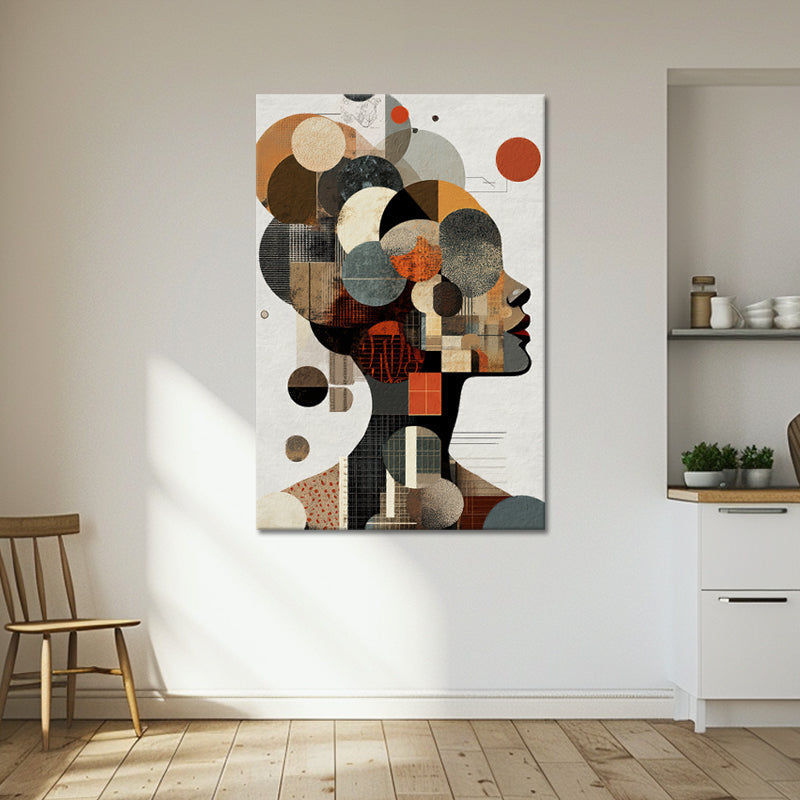 Frau figurativ abstrakt