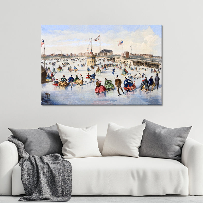 Ice Skating in New York Has Always Been Magical - Winslow Homery