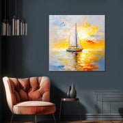 Zeilboot bij Zonsondergang II