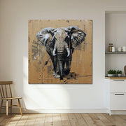 Olifant mixed media