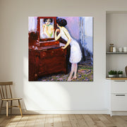 Frau vor einem Spiegel - Kees van Dongen