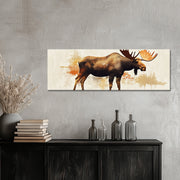 Panorama schilderij van een Eland