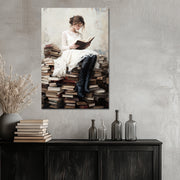 Mädchen beim Lesen II
