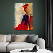 Jeanne Hébuterne in donker kleding -  Amedeo Modigliani