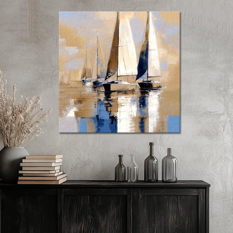 Vrouw met vissen schilderij III