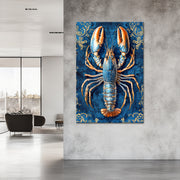 Hummer im Delfter-Blau-Stil IV