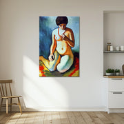 Naakt met Koraalketting - August Macke