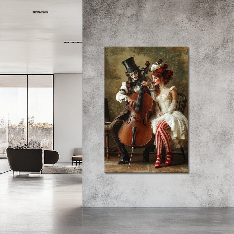 Man speelt op cello