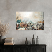 Winterlandschaft mit Schlittschuhläufern - Hendrick Avercamp