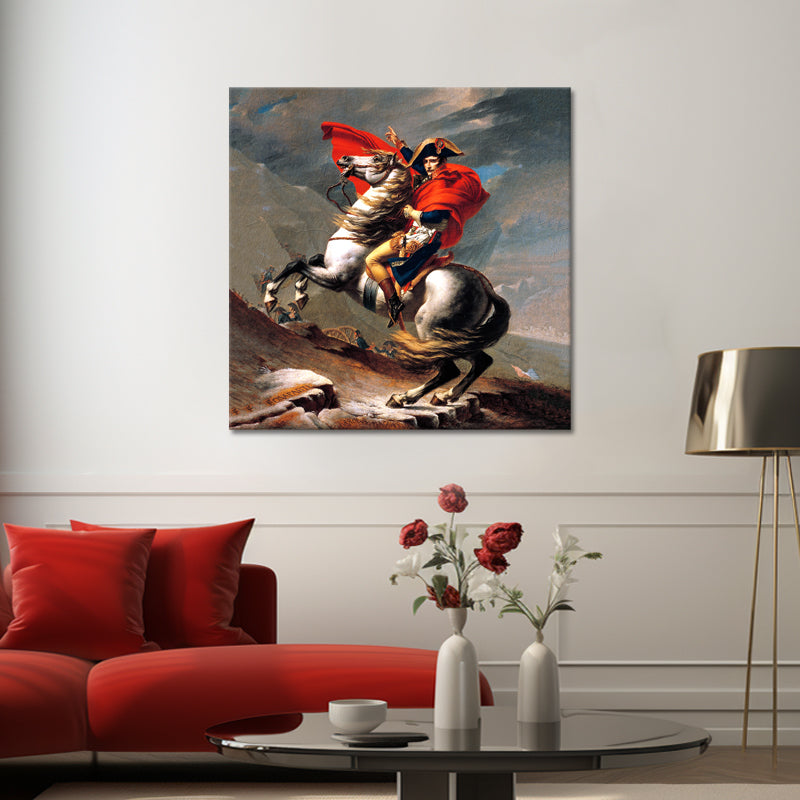 Napoleon beim Überschreiten der Alpen – Jacques-Louis David