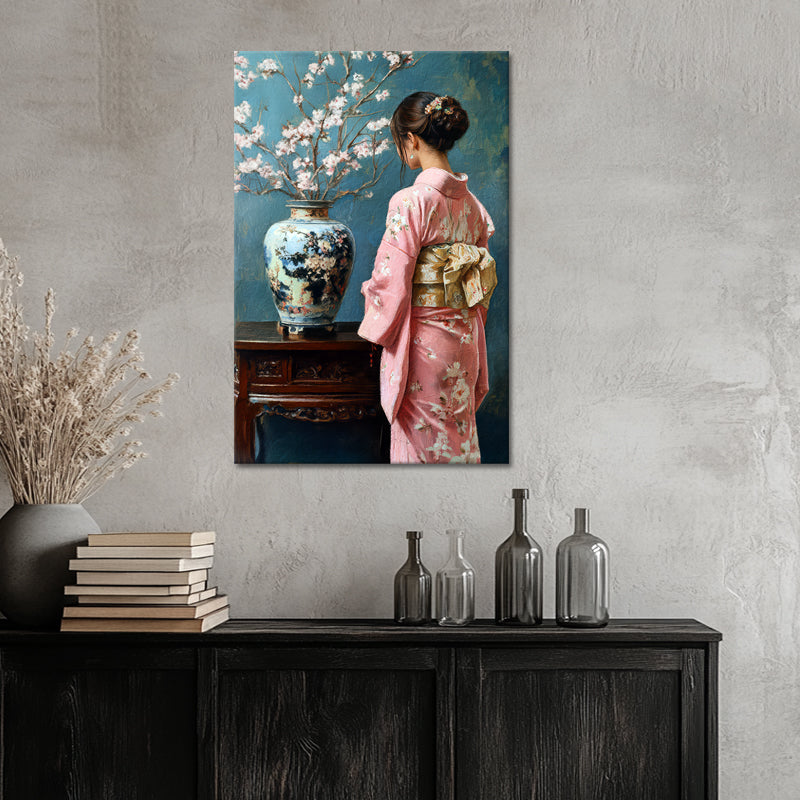 Die japanische Frau Kunst