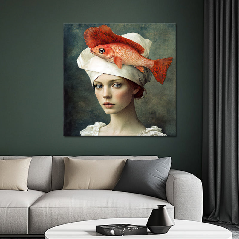 Frau mit Fisch I