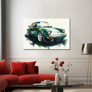 Porsche-Grün-Kunst
