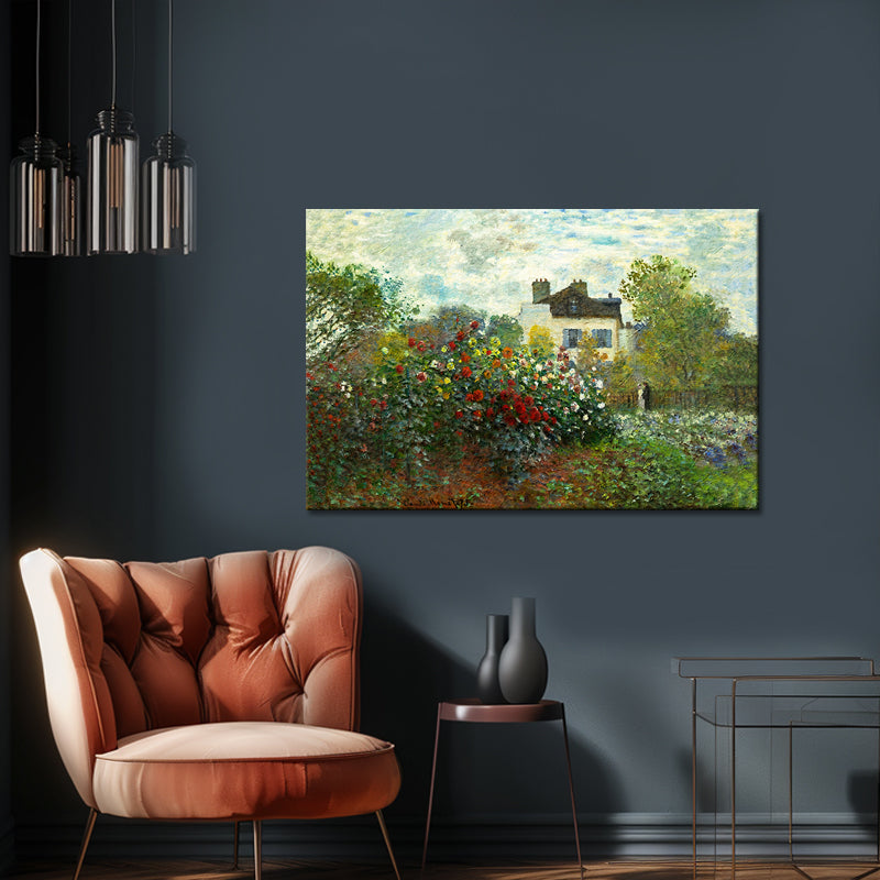 De tuin van Monet in Argenteuil - Monet