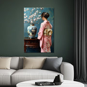Die japanische Frau Kunst