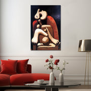 Frau im roten Sessel - Picasso