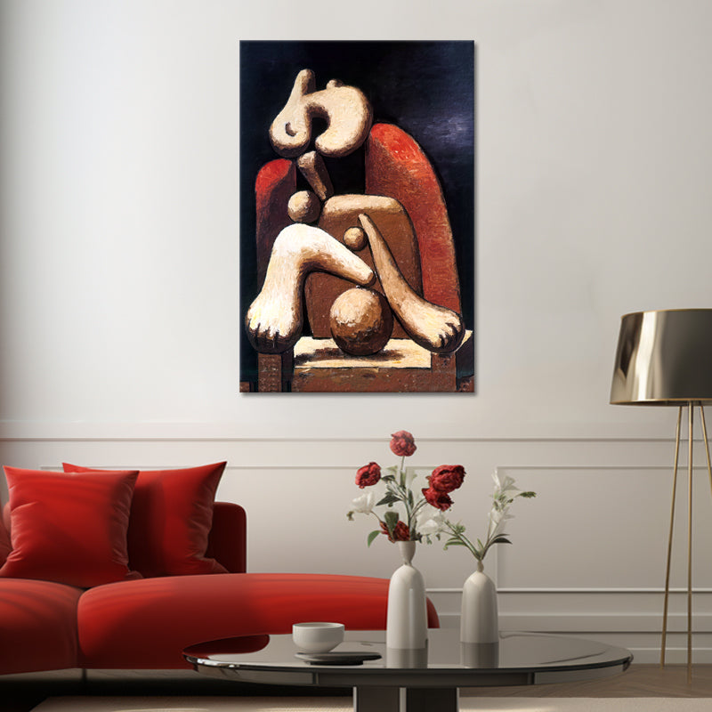 Frau im roten Sessel - Picasso