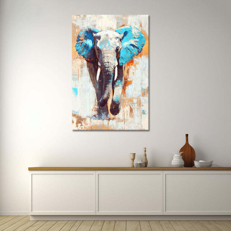Elefant in Türkis