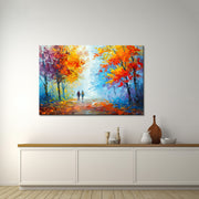 Wandelen schilderij