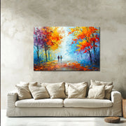 Wandelen schilderij