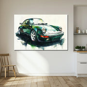 Porsche-Grün-Kunst