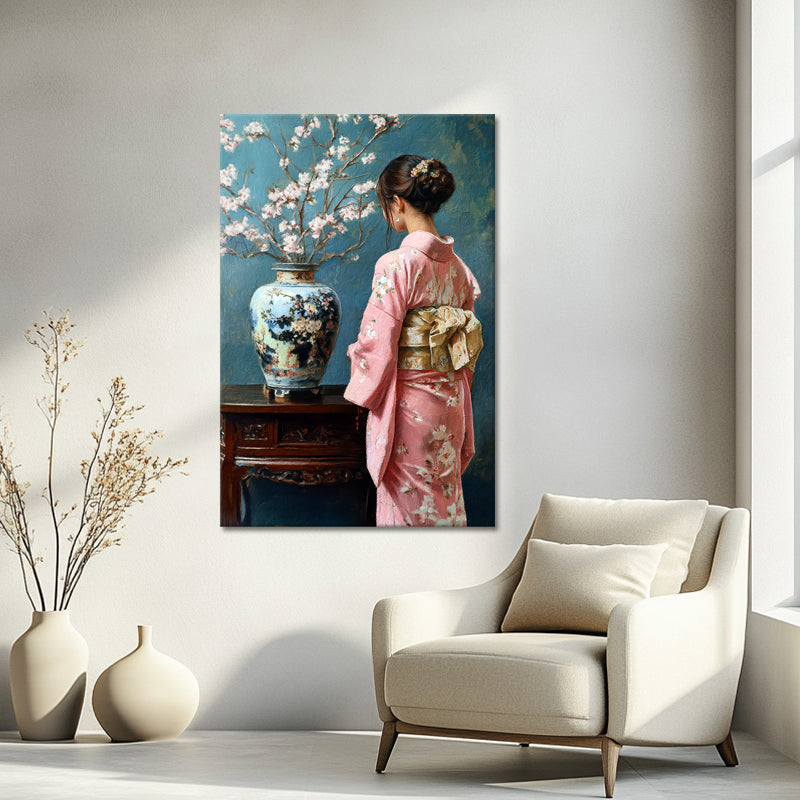Die japanische Frau Kunst
