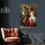 Man speelt op cello
