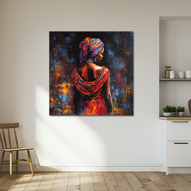 Afrikanische Frau mit Turban II