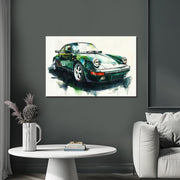 Porsche-Grün-Kunst
