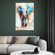 Elefant in Türkis